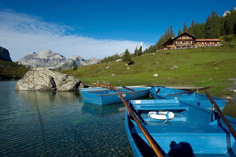 Boats and an inn