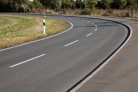 Curve of a road