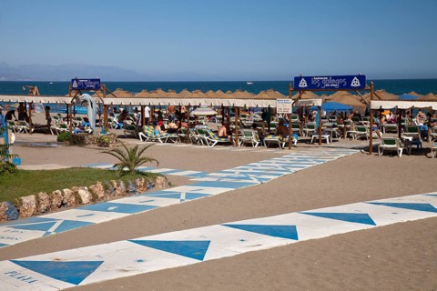 Paths to the beach