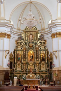 Altar in the main church