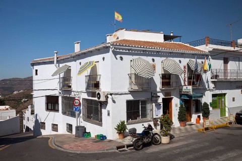 Hotel and restaurant in the village of Frigiliana