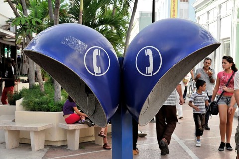 Telephone booths