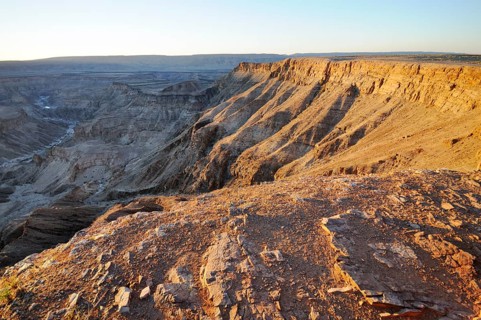 Evening at the Fish River Canyon