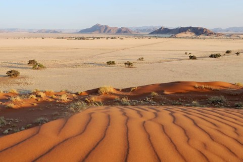 View from Elim Dune towards the Naukluft Mountains