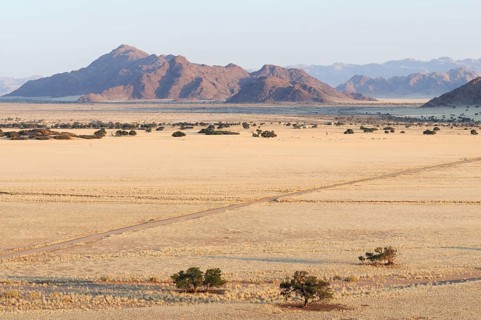 View towards the Naukluft Mountains