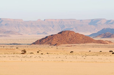 View from Elim Dune towards the Naukluft Mountains