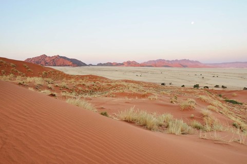 View from Elim Dune towards the Naukluft Mountains