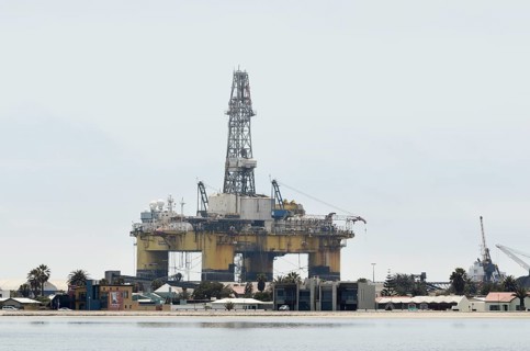 Oil rig in Angola