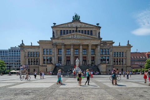 The Berlin Schauspielhaus on Gendarmenmarkt square