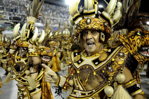Parade of the samba school Academicos do Salgueiro