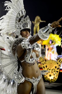 Female samba dancer