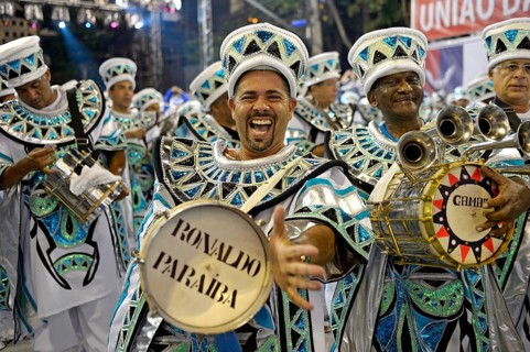 Members of the Bateria drum group