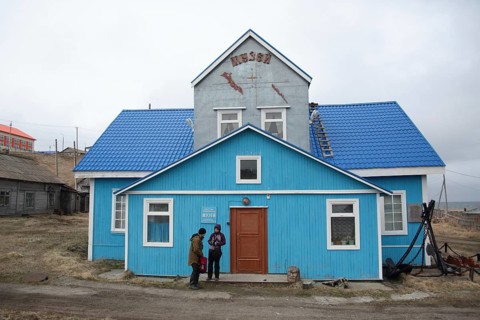 Museum in coastal settlement
