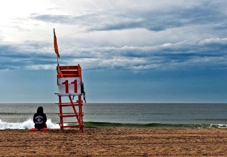 Lifeguard on Hampton Beach