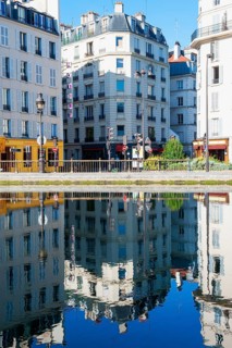 Houses along the Canal Saint Martin