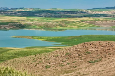 Landscape with Euphrates river
