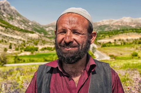 Portrait of a Turkish shepherd