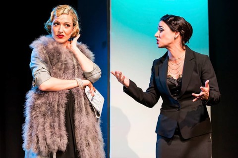 The musical Chicago with Natascha-Cecillia Hill as Velma Kelly and Adriana De Toffol as Matron Mama Morton live at the Le Theatre theatre in Kriens