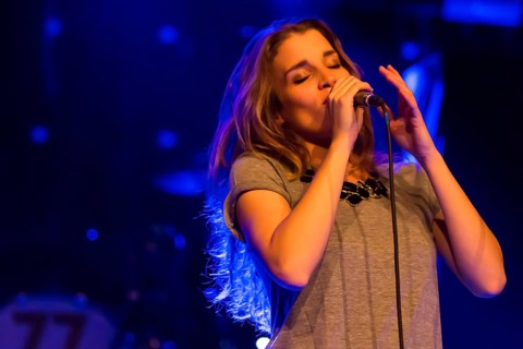 The Swiss singer-songwriter Lina Button