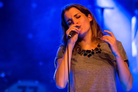 The Swiss singer-songwriter Lina Button