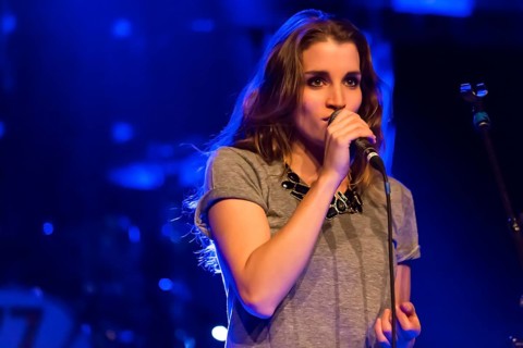 The Swiss singer-songwriter Lina Button
