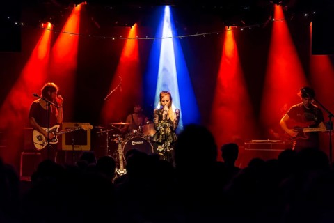 British folk-pop singer Kyla La Grange performing live in the Schueuer concert hall