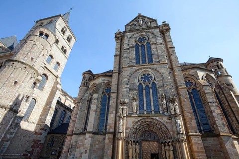 Liebfrauenkirche church and Cathedral of Trier also Trierer Dom