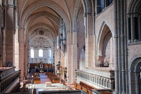 Interior view of the Cathedral of Trier