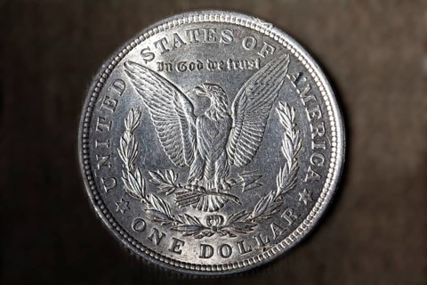 Antique silver coin