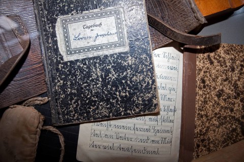 Historical journals in old German Suetterlin font