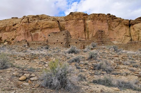 Historical remains of the Anasazi settlement Hugo Pavi Great House