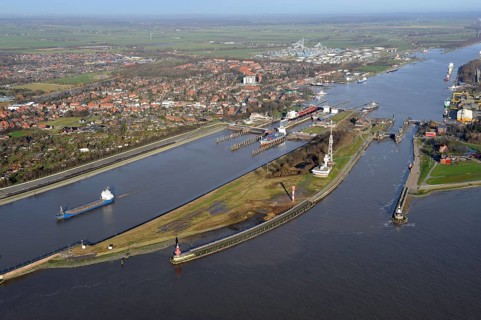 Lock of the Kiel Canal