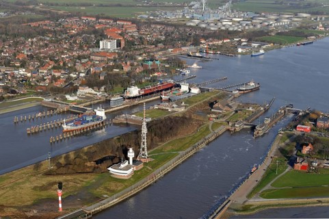 Lock of the Kiel Canal