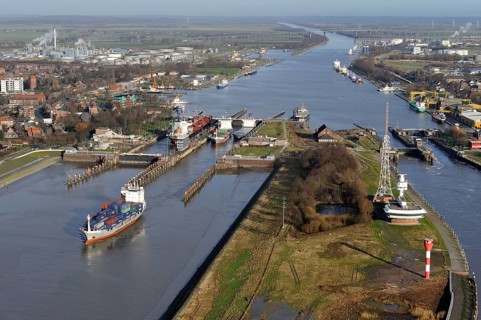Lock of the Kiel Canal