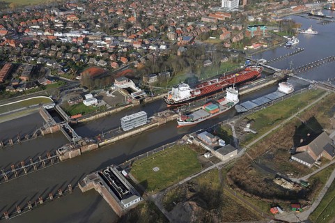 Lock of the Kiel Canal
