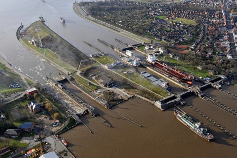 Lock of the Kiel Canal