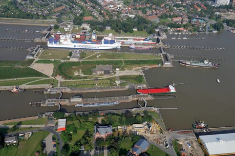 Lock of the Kiel Canal