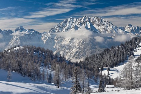 Watzmann Mountain and Hundstod Mountain