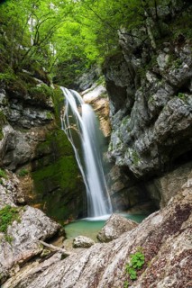 Slap Mostnica waterfall