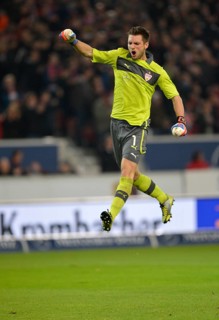 Goal celebrations of goalkeeper Sven ULREICH