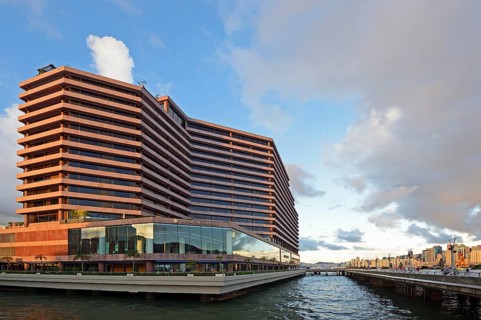 Intercontinental Hong Kong 5-star luxury hotel at the Hong Kong River