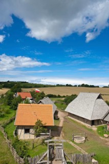 Outer bailey of the motte