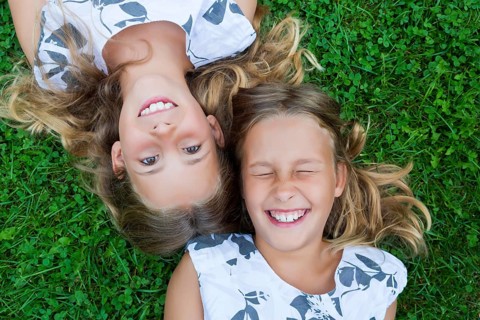 Twin girls