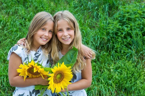 Twin girls