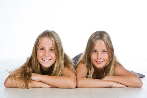 Twin girls