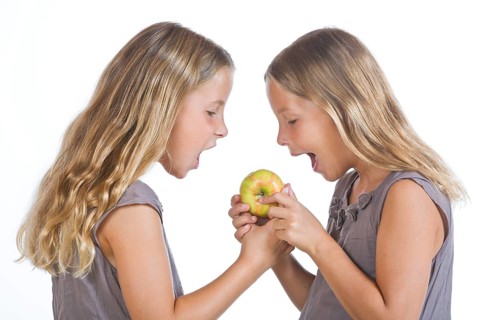 Twin girls