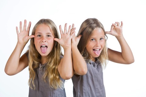 Twin girls