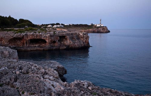 Coast with a lighthouse