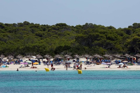 Beach of Platja Es Trenc