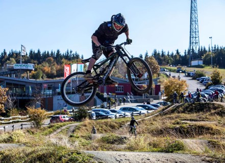 Mountain biker